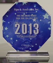 Best of Pasadena Award 2013